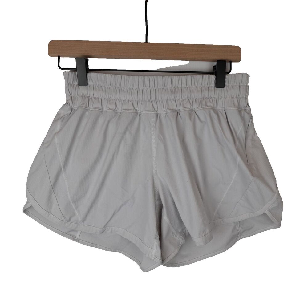 Lululemon Tracker Short Athletic Running Shorts Womens Size 8 STAINED Gym Lined
